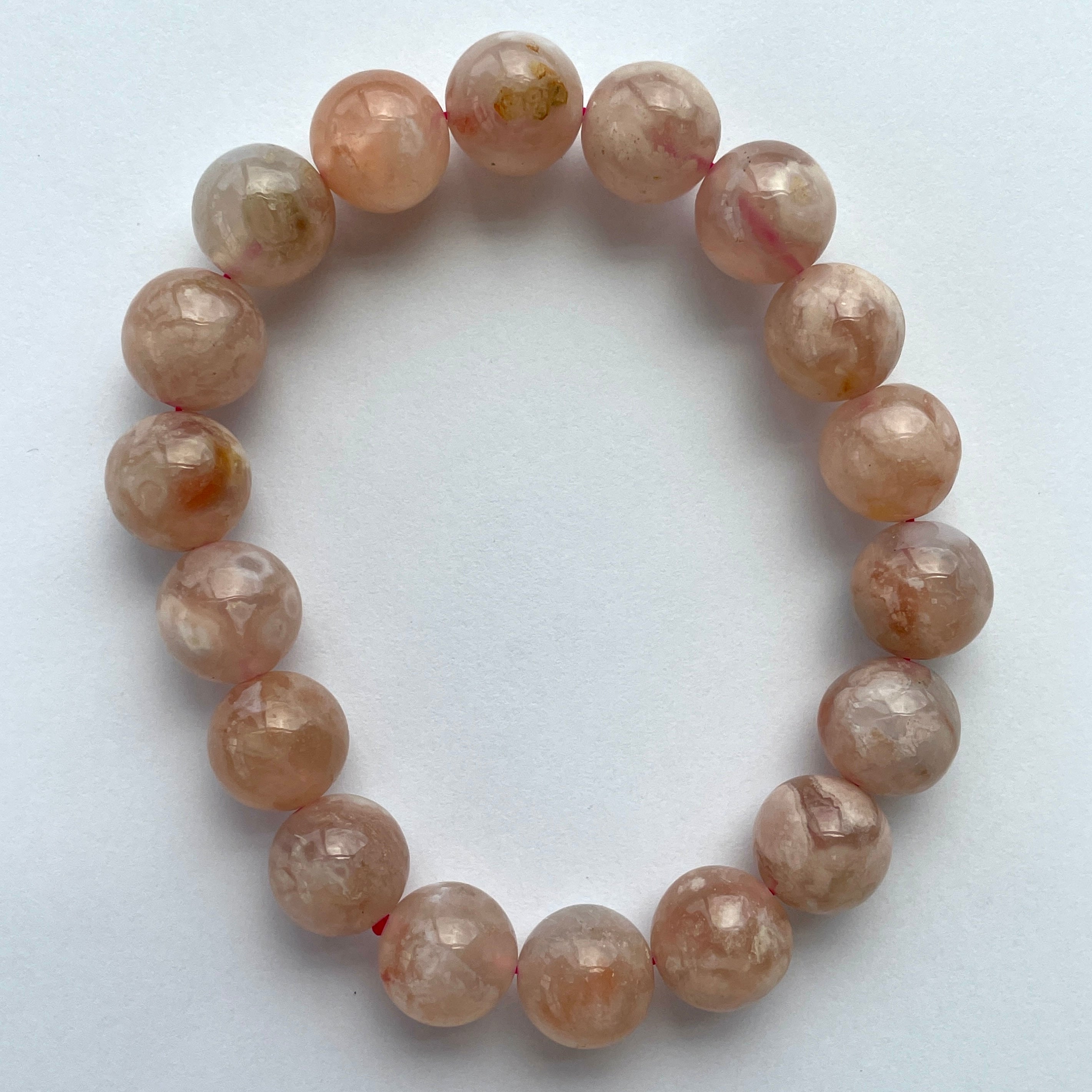 Blossom Agate Beads Bracelet 10mm Blossom Agate Beads Bracelet 10mm